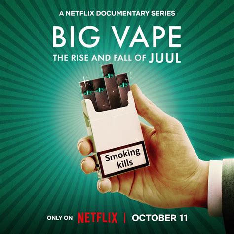 Oct 11, 2023 · Premiering Oct. 11, the four-part doc series directed by R.J. Cutler is based on 'Big Vape: The Incendiary Rise of Juul' by Jamie Ducharme. 
